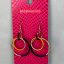 گوشواره حلقه‌ای چند رنگ برند "Accessories" مدل دایره‌ای