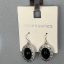 گوشواره زنانه Accessories طرح بیضی با نگین مشکی