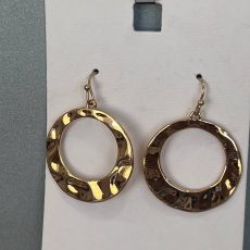 گوشواره حلقه‌ای مدل Golden Hoop برند beeline