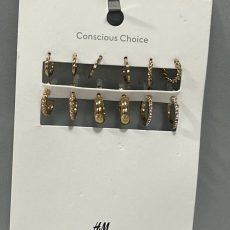 خرید 6 ست گوشواره میخی برند H&M