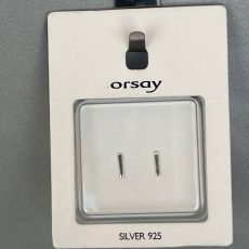 گوشواره میخی نقره‌ای Orsay مدل SILVER 925