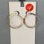 گوشواره حلقه‌ای طلایی مدل Classic Hoops
