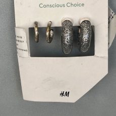 مجموعه گوشواره‌های حلقه‌ای کوچک و بزرگ - برند H&M