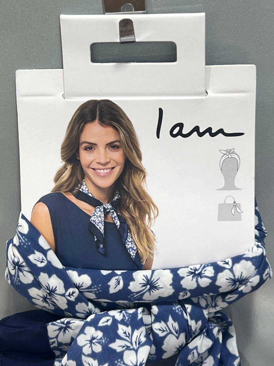 مینی اسکارف دخترانه آبی از برند "I AM"