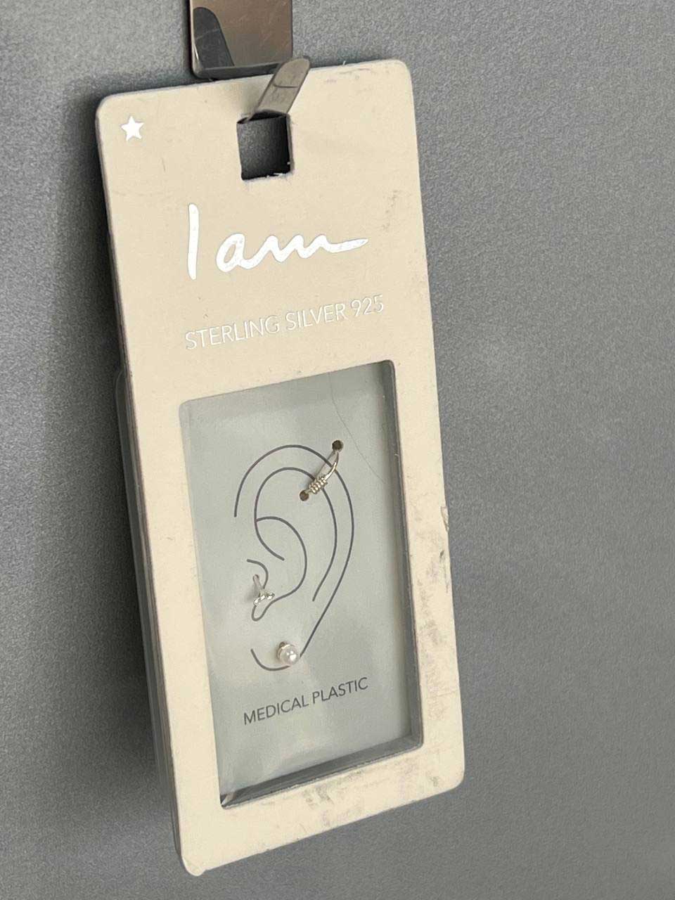 ست گوشواره نقره استرلینگ 925 برند I am