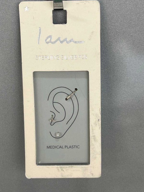 ست گوشواره نقره استرلینگ 925 برند I am