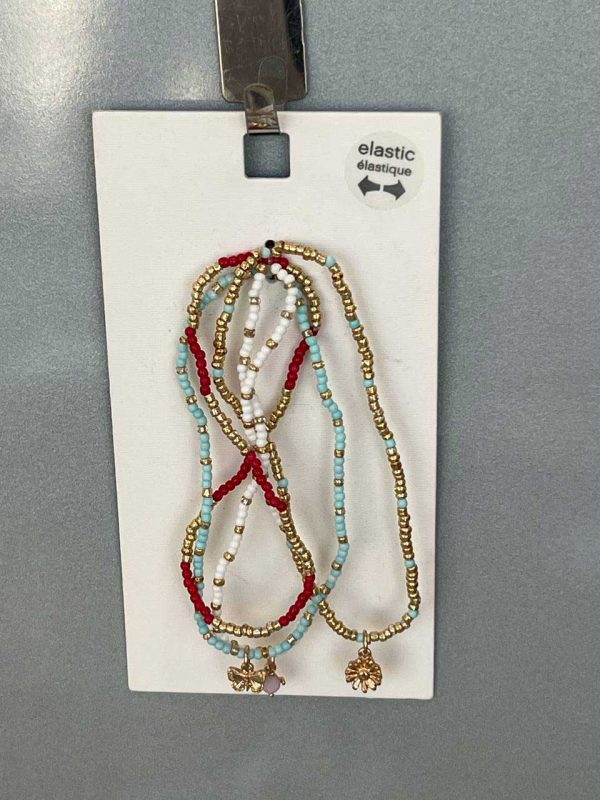 دستبند کشی مدل "Elastic Beaded Charm"