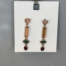 گوشواره طراحی هندسی برجسته