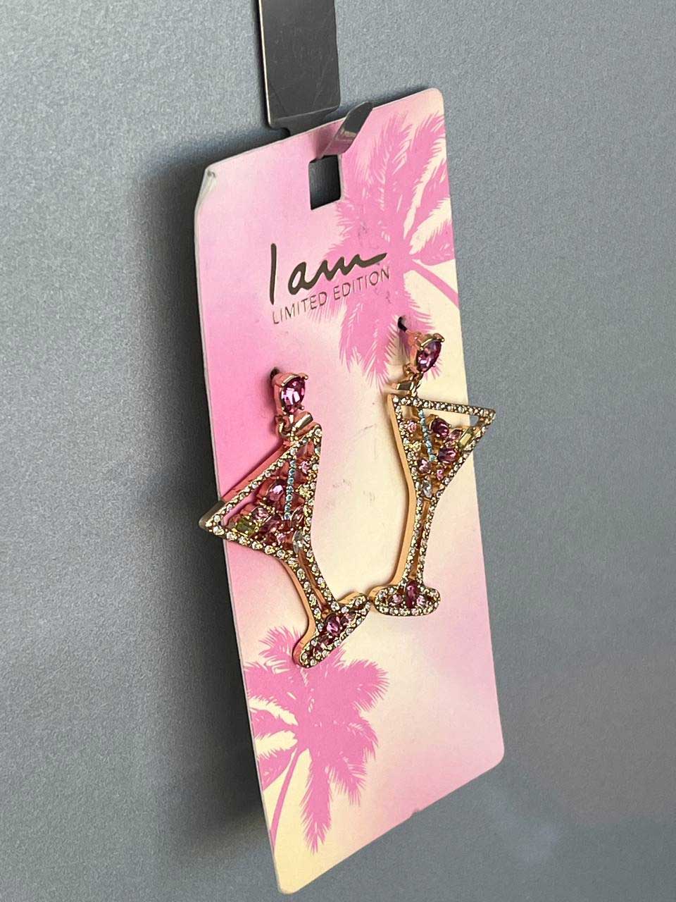 گوشواره طرح جام شراب برند Iam