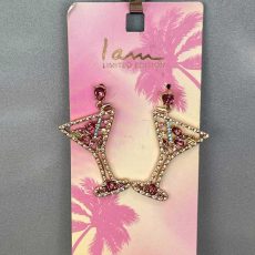 گوشواره طرح جام شراب برند Iam