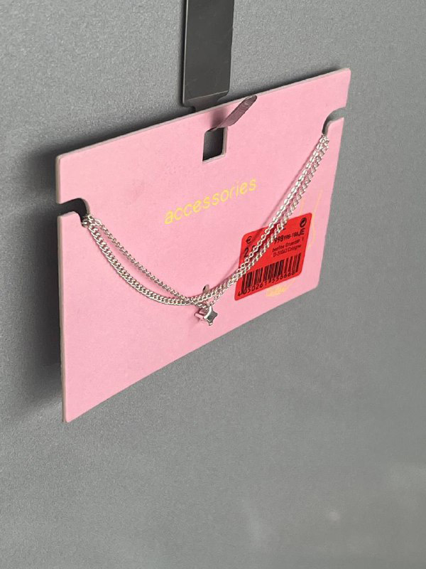 پابند دو لایه زنجیری با آویز ستاره - برند Accessories