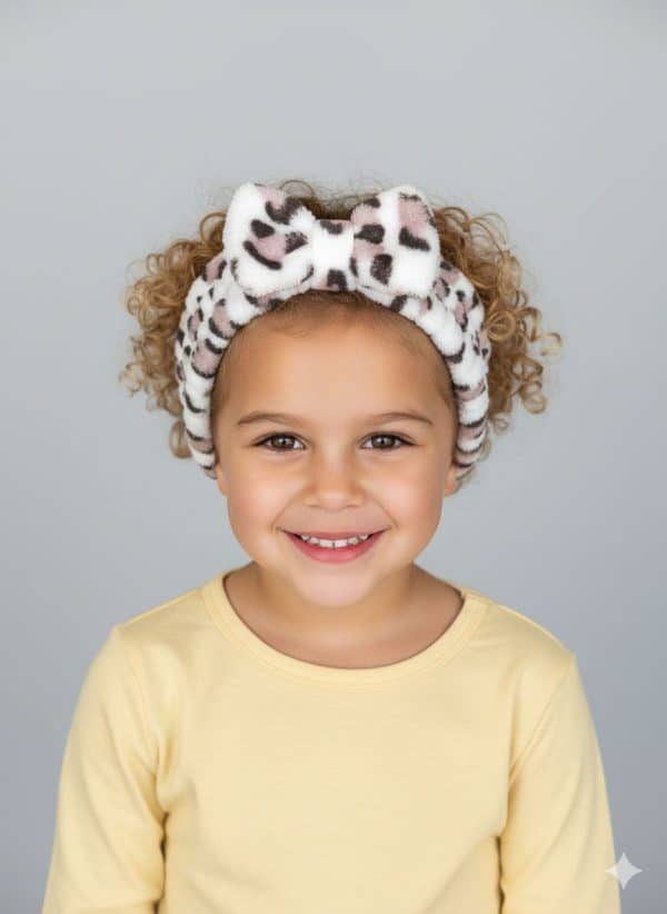 هدبند زمستانی بچه‌ گانه مدل Leopard از برند I am