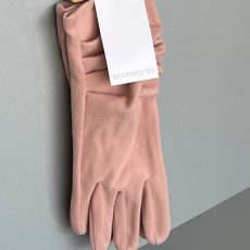 دستکش زنانه گلبهی