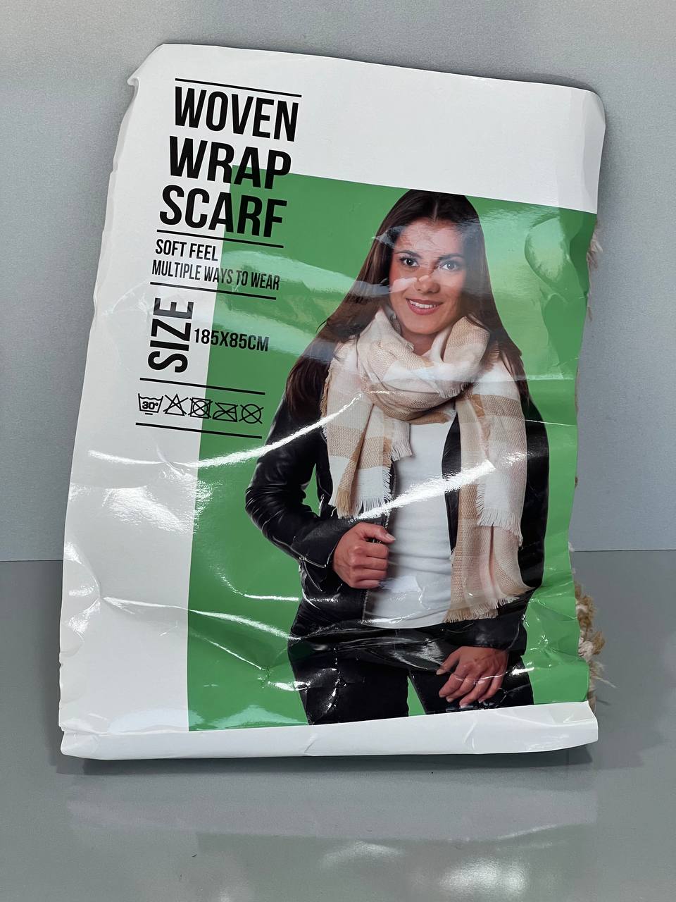 شال بزرگ بافتنی برند Woven Wrap Scarf