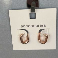 گوشواره حلقه‌ ای طلایی مدل Accessories