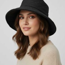 کلاه باکت پافر مشکی از برند I am