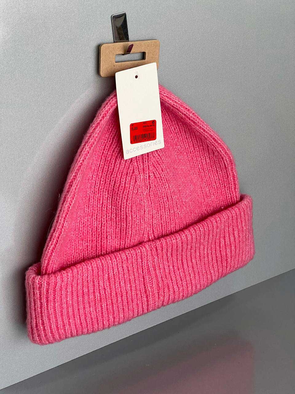 کلاه زمستانی صورتی مینیمال از برند Accessories