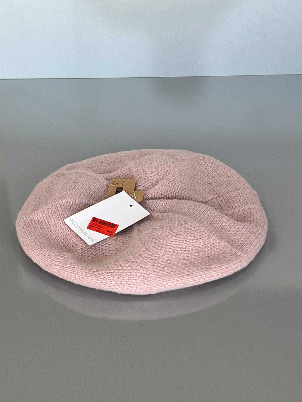 کلاه بره‌ ای فرانسوی صورتی بافتنی accessories