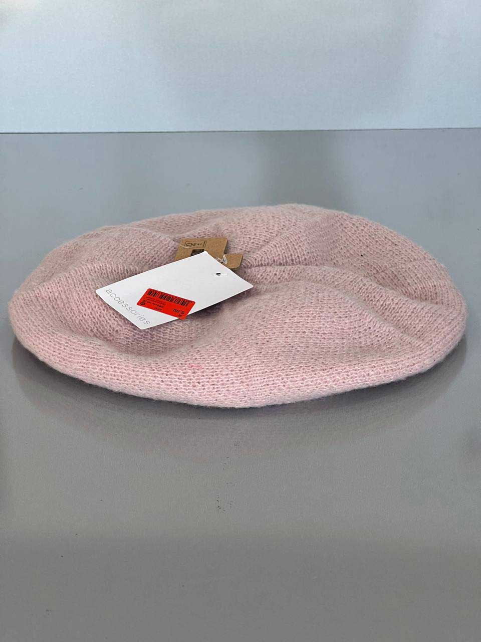 کلاه بره‌ ای فرانسوی صورتی بافتنی accessories