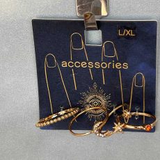 ست حلقه طلایی Accessories - مدل Moon & Star