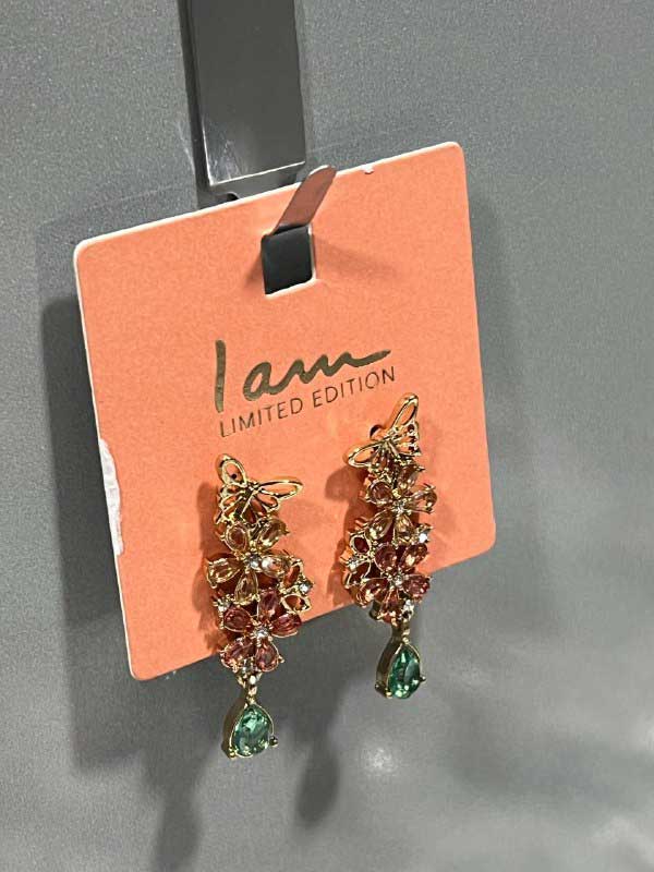 گوشواره گلدار زنانه برند I Am Limited Edition