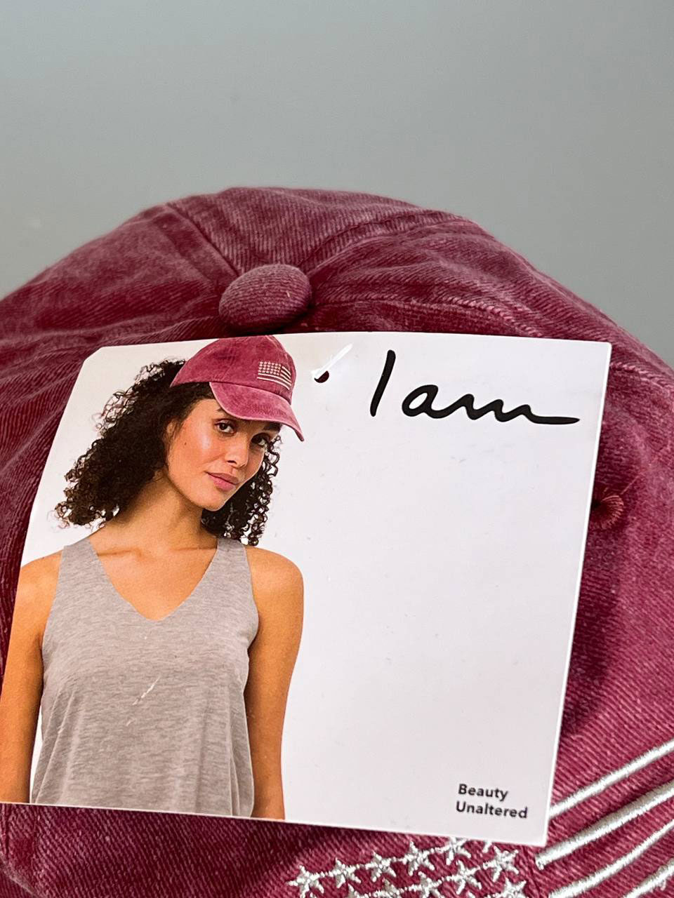 خرید اینترنتی کلاه کپ دخترانه مدل Vintage American از برند I am 🧢