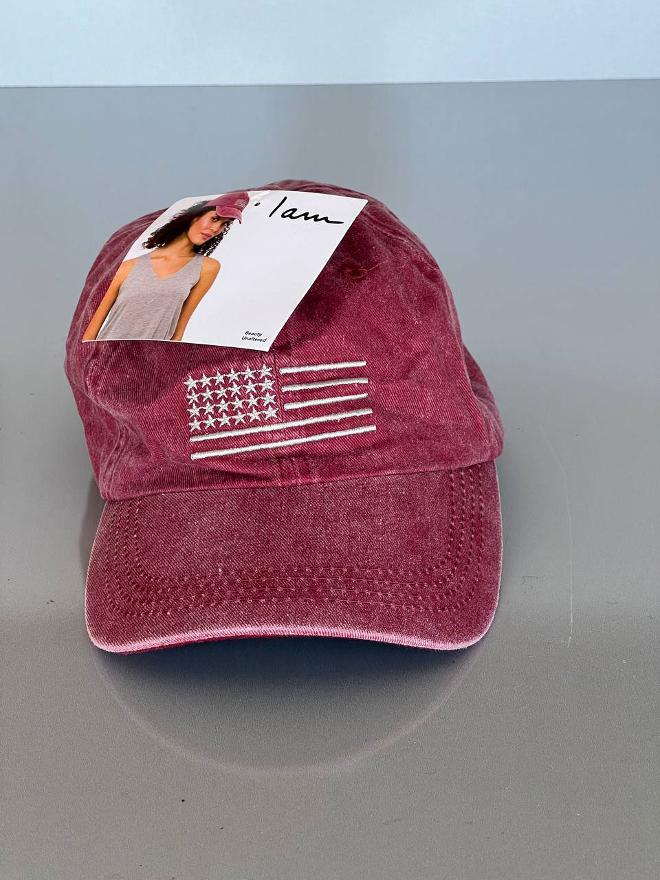 خرید اینترنتی کلاه کپ دخترانه مدل Vintage American از برند I am 🧢