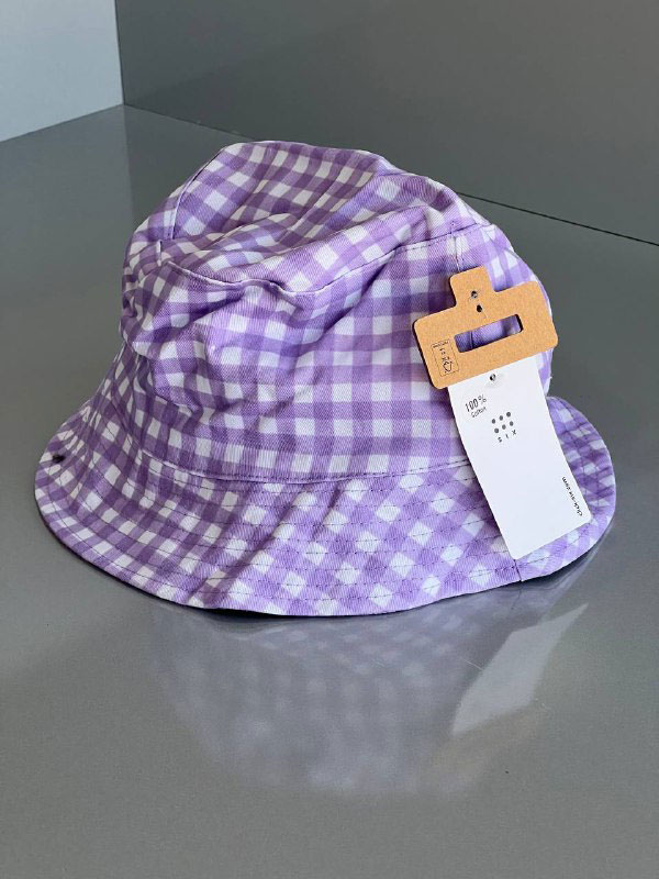 کلاه باکت شطرنجی زنانه برند Six