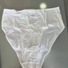 شورت زنانه راحتی سفید 95% پنبه, پک 2 عددی XL 48-50