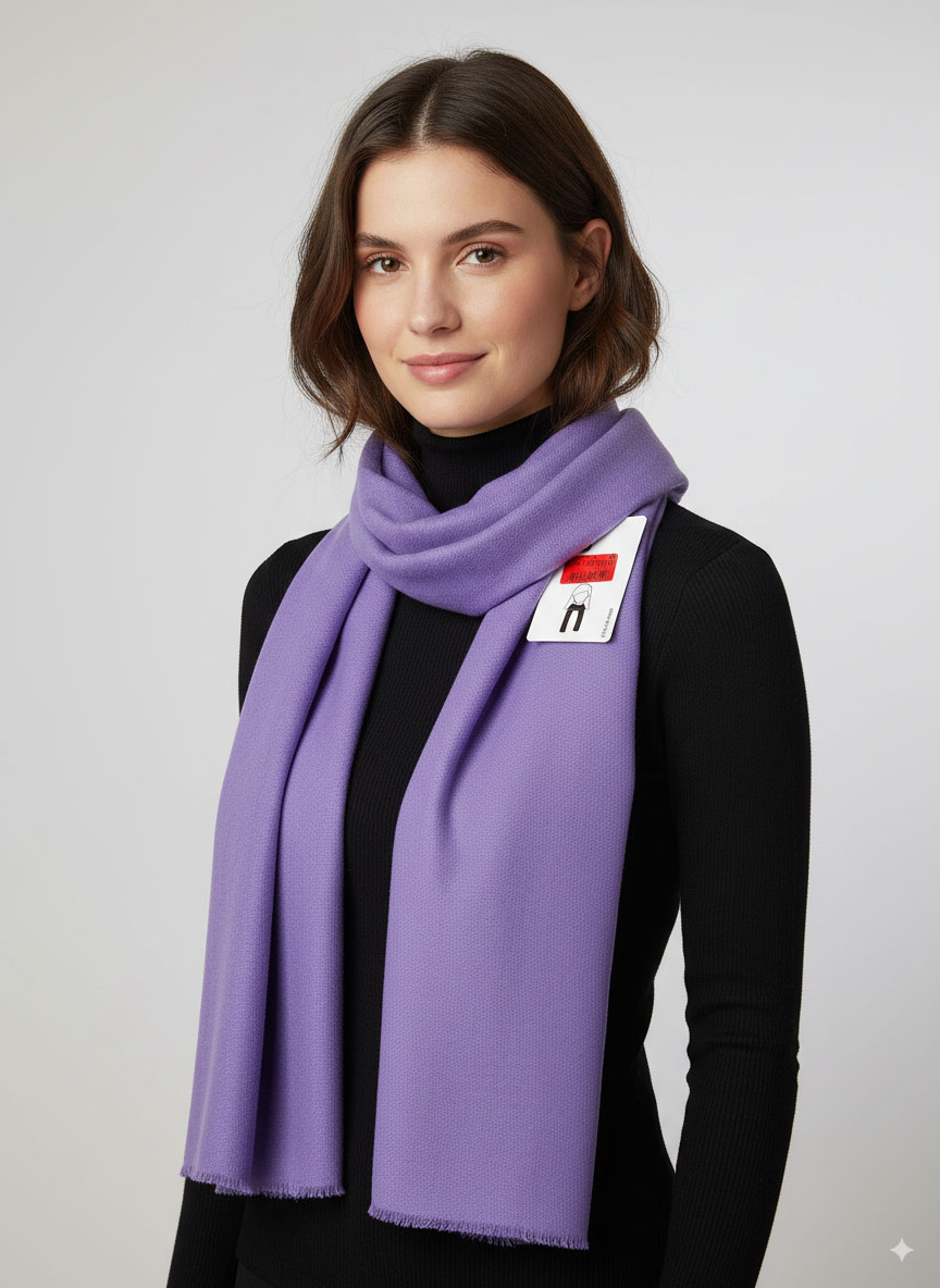 شالگردن پاییزی بنفش از برند Accessories