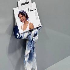 دستمال اسکارف آبی آسمانی