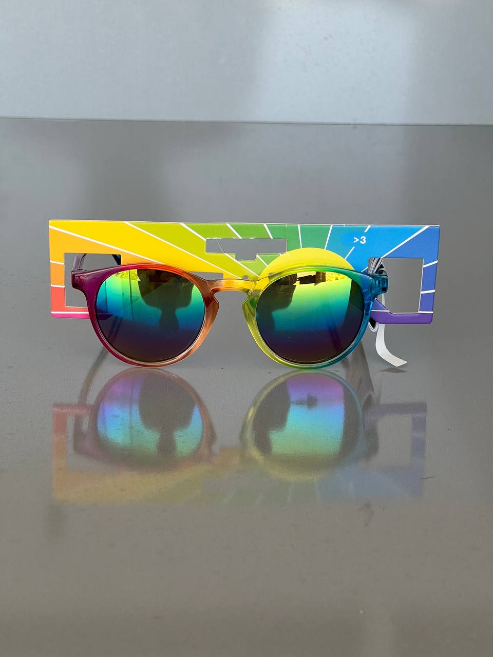 عینک آفتابی کودک رنگینکمانی 🌈✨