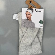 هدبند بافتنی مینیمال طوسی