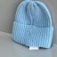 کلاه بافتنی بینی (Beanie) آبی آسمانی