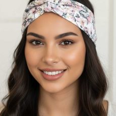 هدبند پارچه‌ ای گلدار بهاری